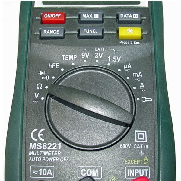 MILESEEY Digital Multimeter Messgerät AC DC Strommesser Voltmeter Amperemeter