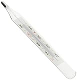 GiMa 25586 klinischen Thermometer/Fieber, Thermometer Klassisch Leicht Lesen und Verwenden für Erwachsene, Kinder, ältere ohne Quecksilber mit Zertifizierung CE